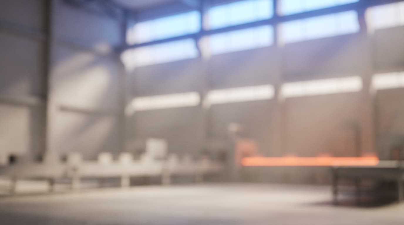 Atmospheric interior of a modern manufacturing space